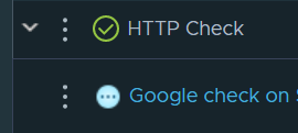 HTTP Check running